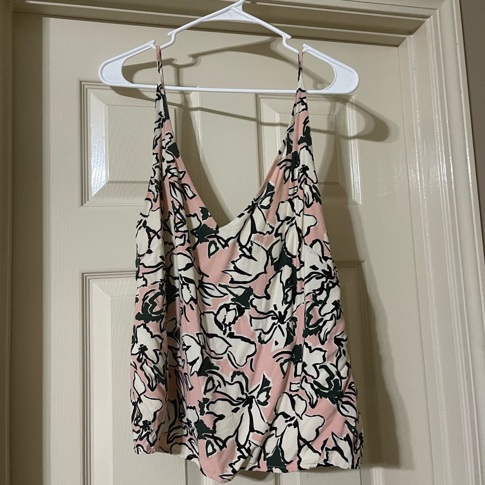 Multi colored flower shirt from Banana Republic Factory Store